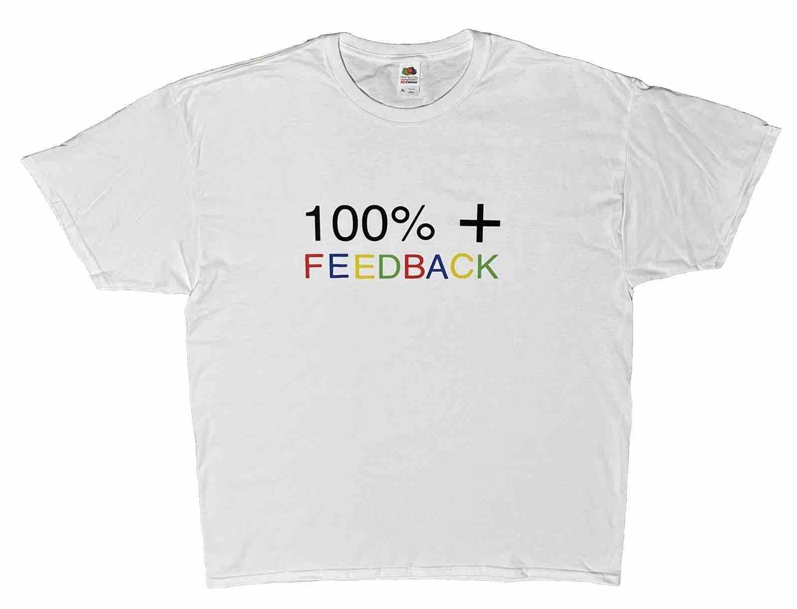Fruit Loom HD Cotton Novelty T Shirt Positive Ebay Reseller Seller Tee XL gallery