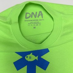 Fisherman Boat Medium Cotton Shirt Captain Fishing Neon Green Dauphin Gorpcore