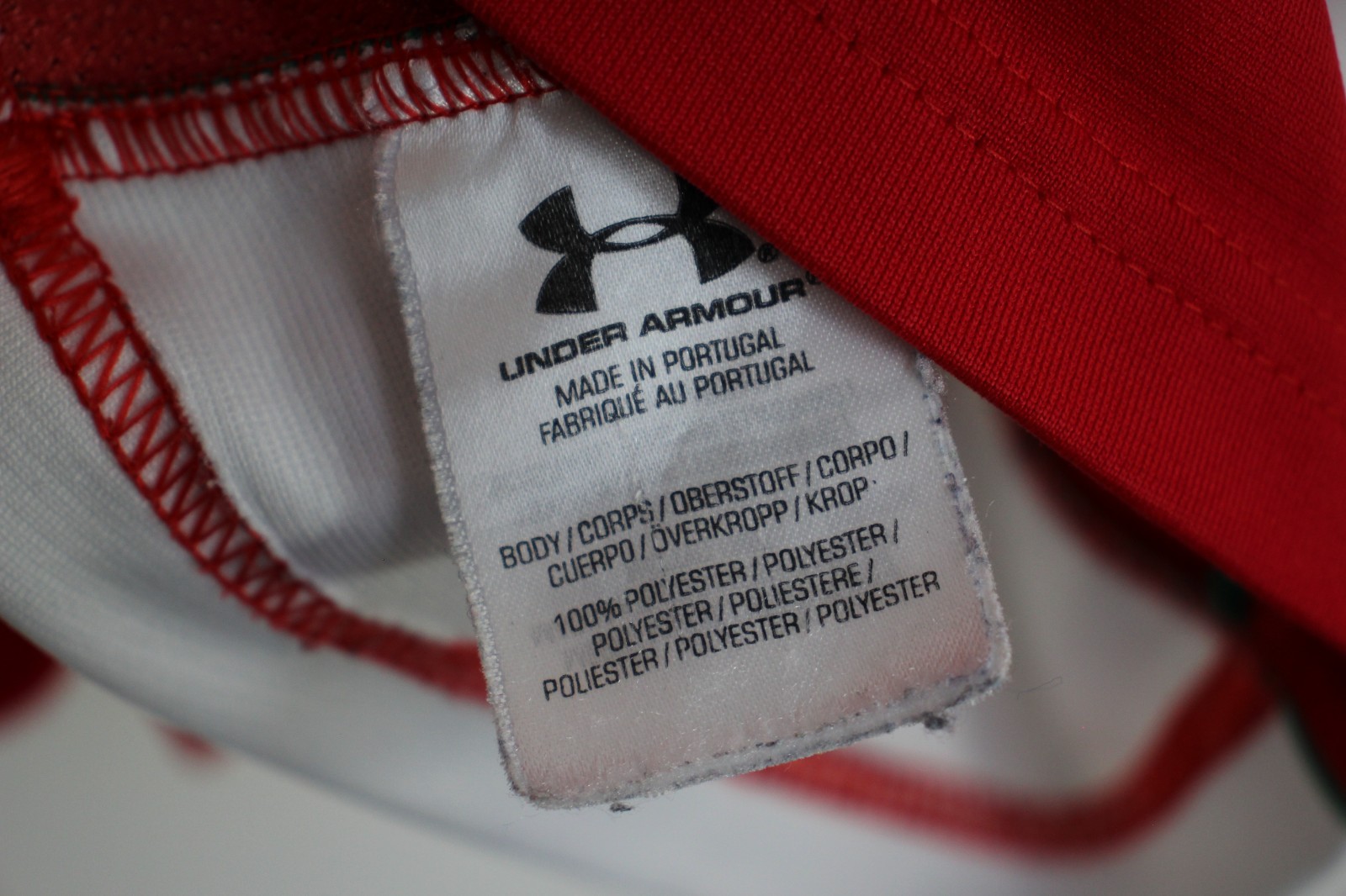 Under Armour Mens 2XL WRU Calon Brains SA Rugby Jersey Shirt N1390 gallery