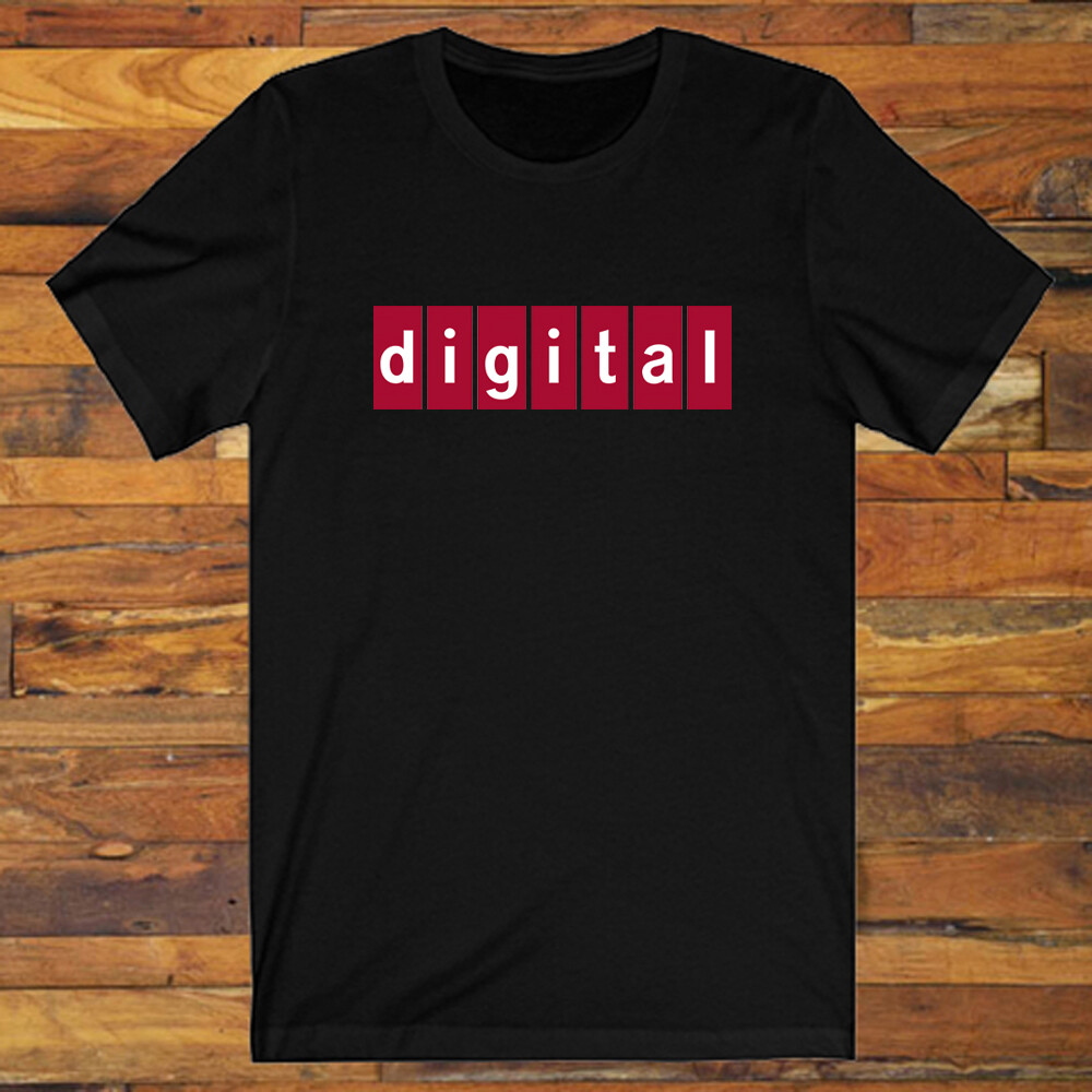 Digital Equipment Corporation Men’s Black T-Shirt S-5XL