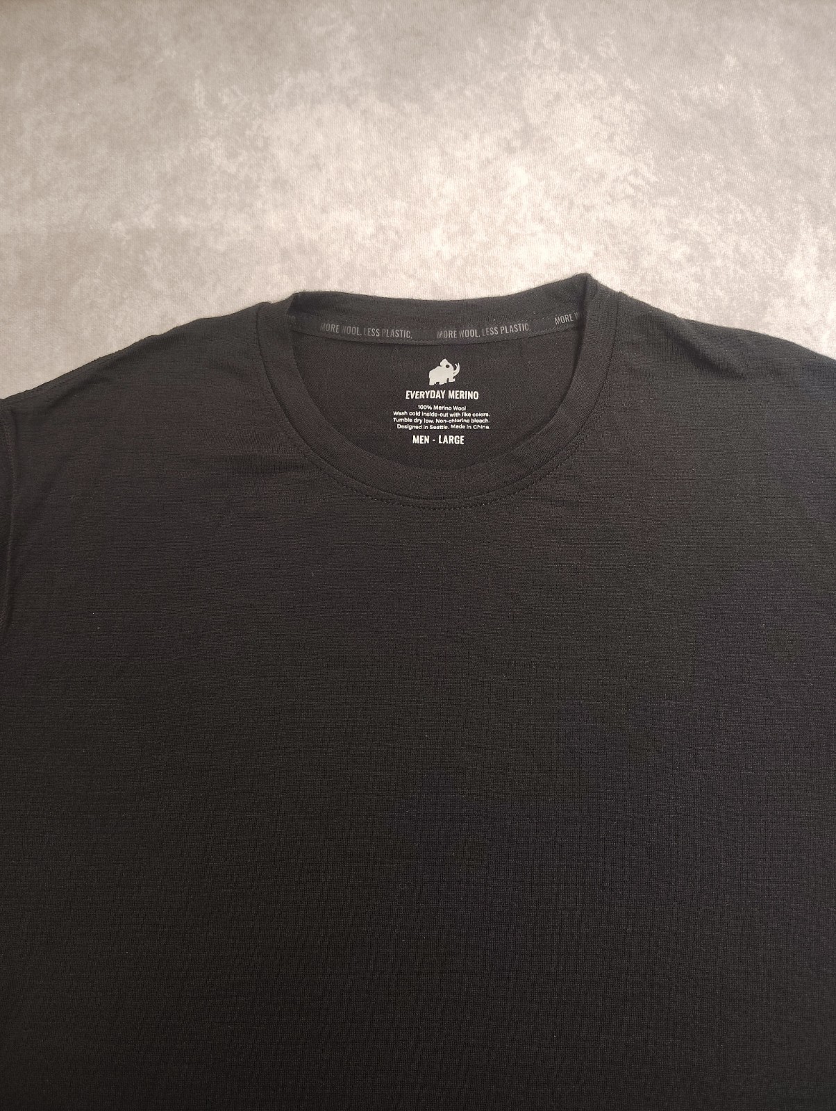 Woolly Everyday Crew Tee Tshirt Mens Large 100% Merino Wool Performance Outdoor gallery