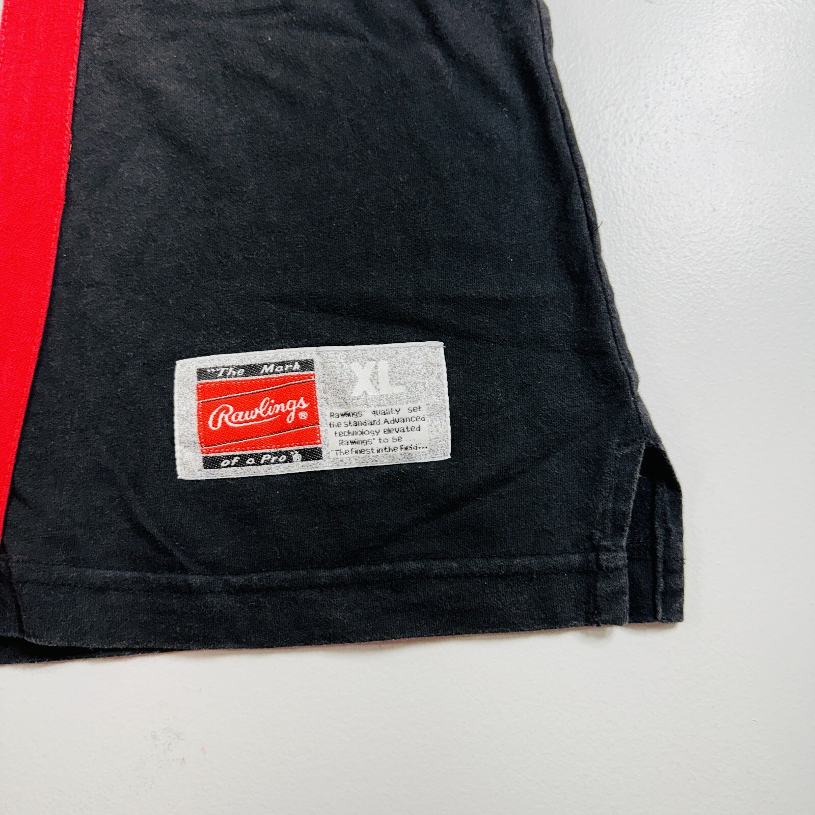 Rawlings Vintage T Shirt 80s Red Black Sellout Men’s Size XL gallery