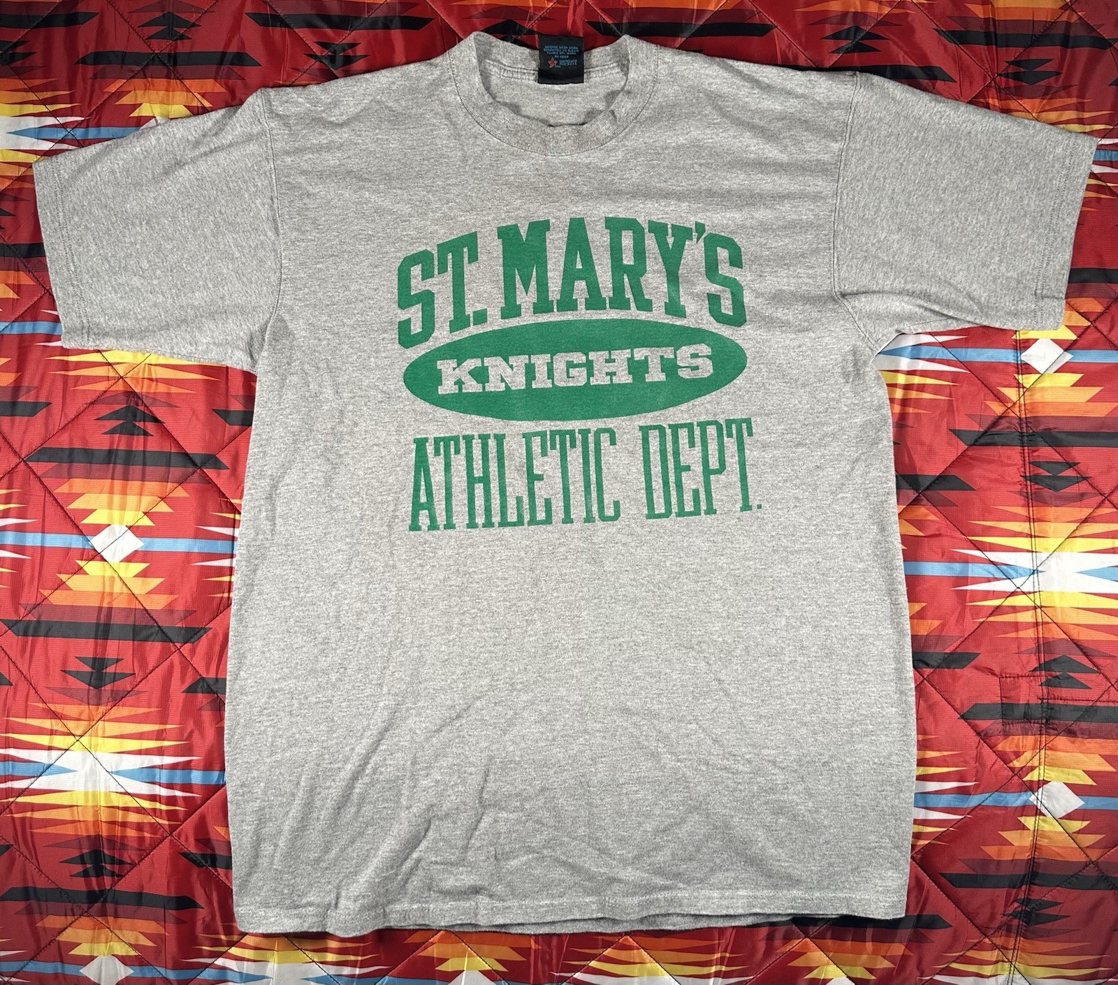Vintage St. Mary’s Knights Athletics TShirt L School Track PE Grunge Sport 90s gallery