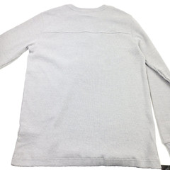 The North Face Terrain Waffle Henley in Meld Gray Heather Mens Size Large
