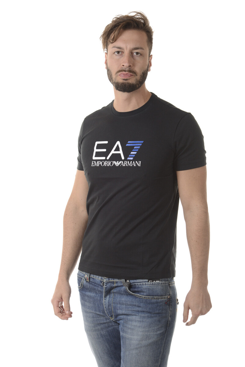 Emporio Armani EA7 T-Shirt Sweatshirt Man Black 6YPTC0PJH7Z 1200 Sz L MAKE OFFER gallery