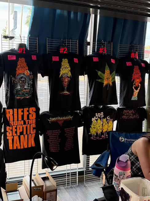 200 Stab Wounds Riffs From The Septic Tank T-Shirt, Death Metal Merch, reprint gallery