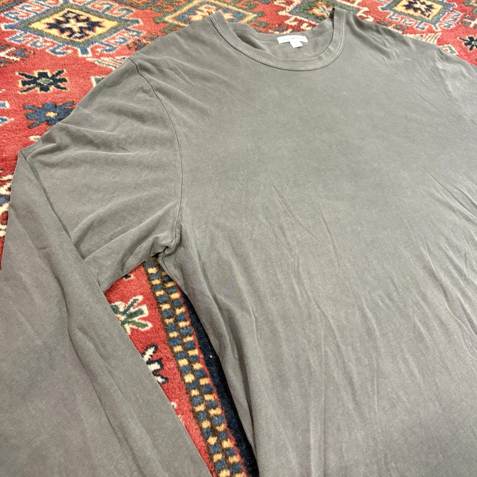 STANDARD JAMES PERSE mens Long Sleeve Crew Neck T-shirt sz 5 (XXL) MLJ3351 EUC gallery