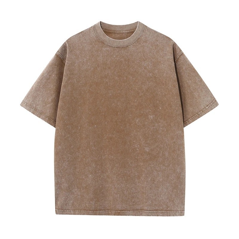 Vintage Washed T Shirt Men Women Oversized Tee 100% Cotton Casual Streetwear gallery