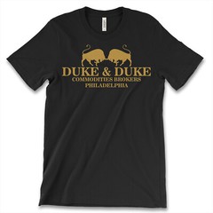 Duke & Duke Commodities Brokers Philadelphia New Men’s Shirt Retro Trading Films