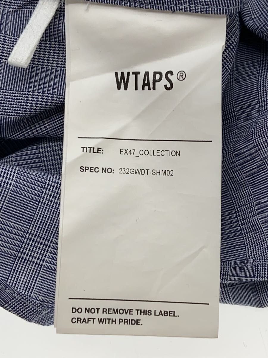 WTAPS 23AW BD LS BROADCLOTH TEXTILE 1 Cotton GRY Check 232GWDT SHM02 gallery