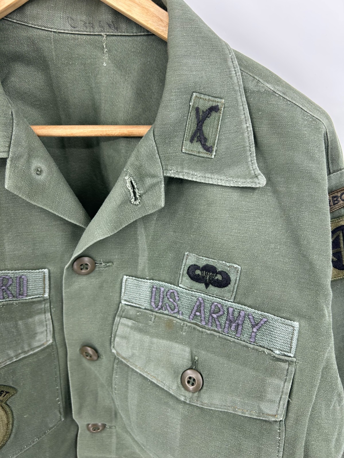 Vietnam Era Vintage 82nd Airborne OG-107 Shirt / Uniform gallery