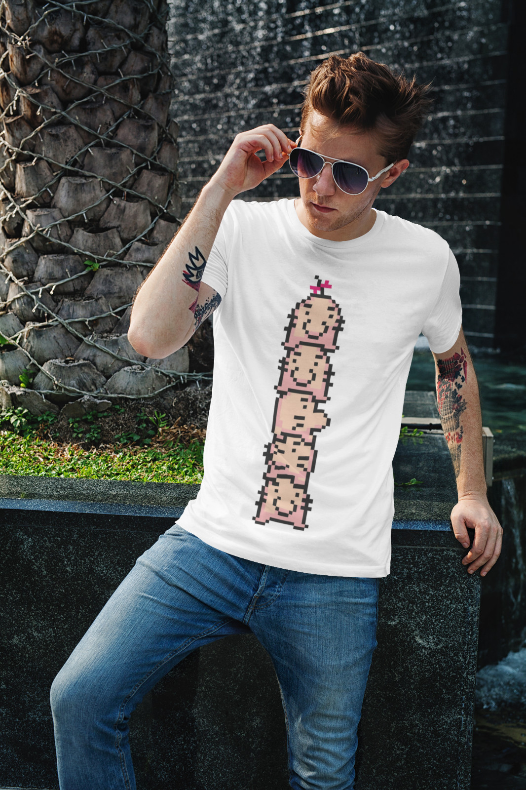 Mr. Saturn Tower T-Shirt Unisex Cotton Adult Sizes Nintendo Earthbound SNES New gallery