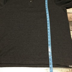 Eddie Bauer Waffle Knit Thermal Henley Shirt Men’s XL Dark Gray Casual A6