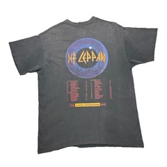 Def Leppard 7 Day Weekend Tour 1992 Vintage T Shirt XL Giant Tag Single Stitch L