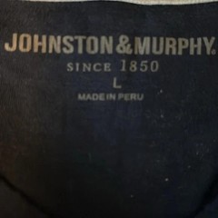 Johnston & Murphy Long Sleeve TShirt Navy Size Large