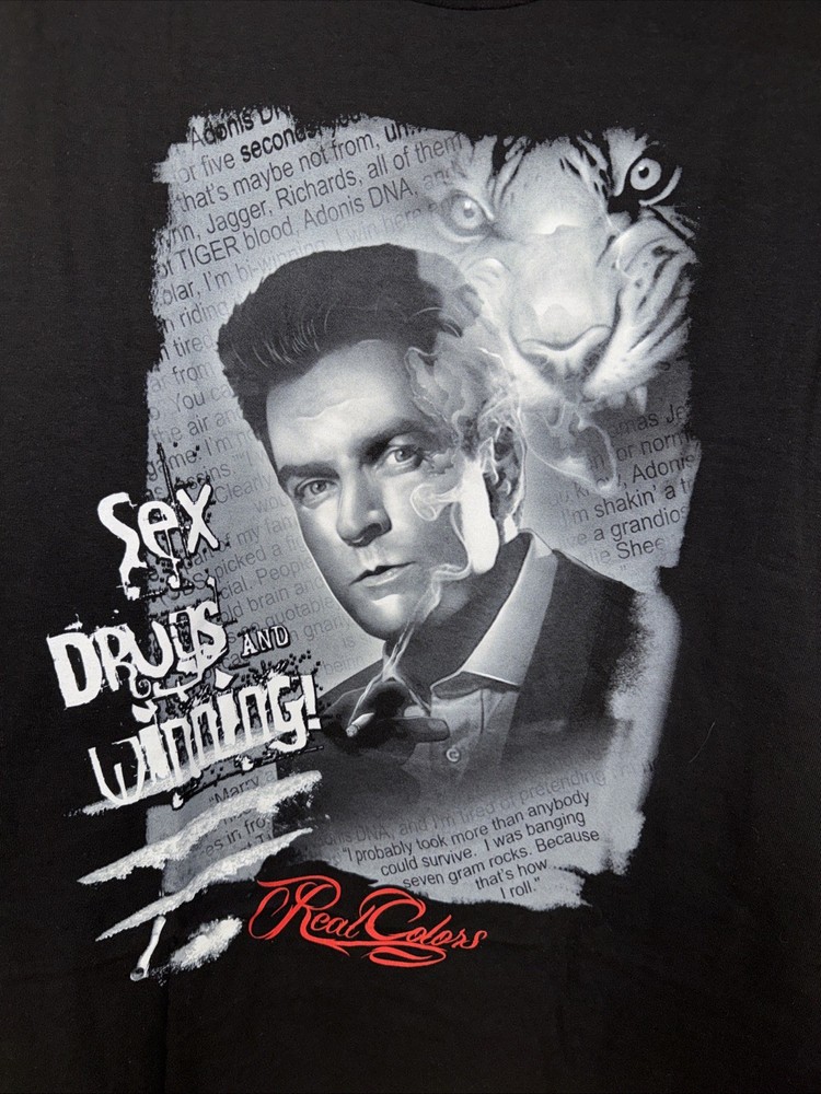 Real Colors Streetwear “Charlie Sheen” Shirt Large Brand New With Tags Winning