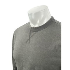 Weatherproof Mens Gray Long Sleeve Crew Neck Basic Casual T Shirt Tee Top Size M