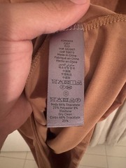 John Varvatos Men’s XL Solid Brown Knit Crew Neck Short Sleeve T-Shirt