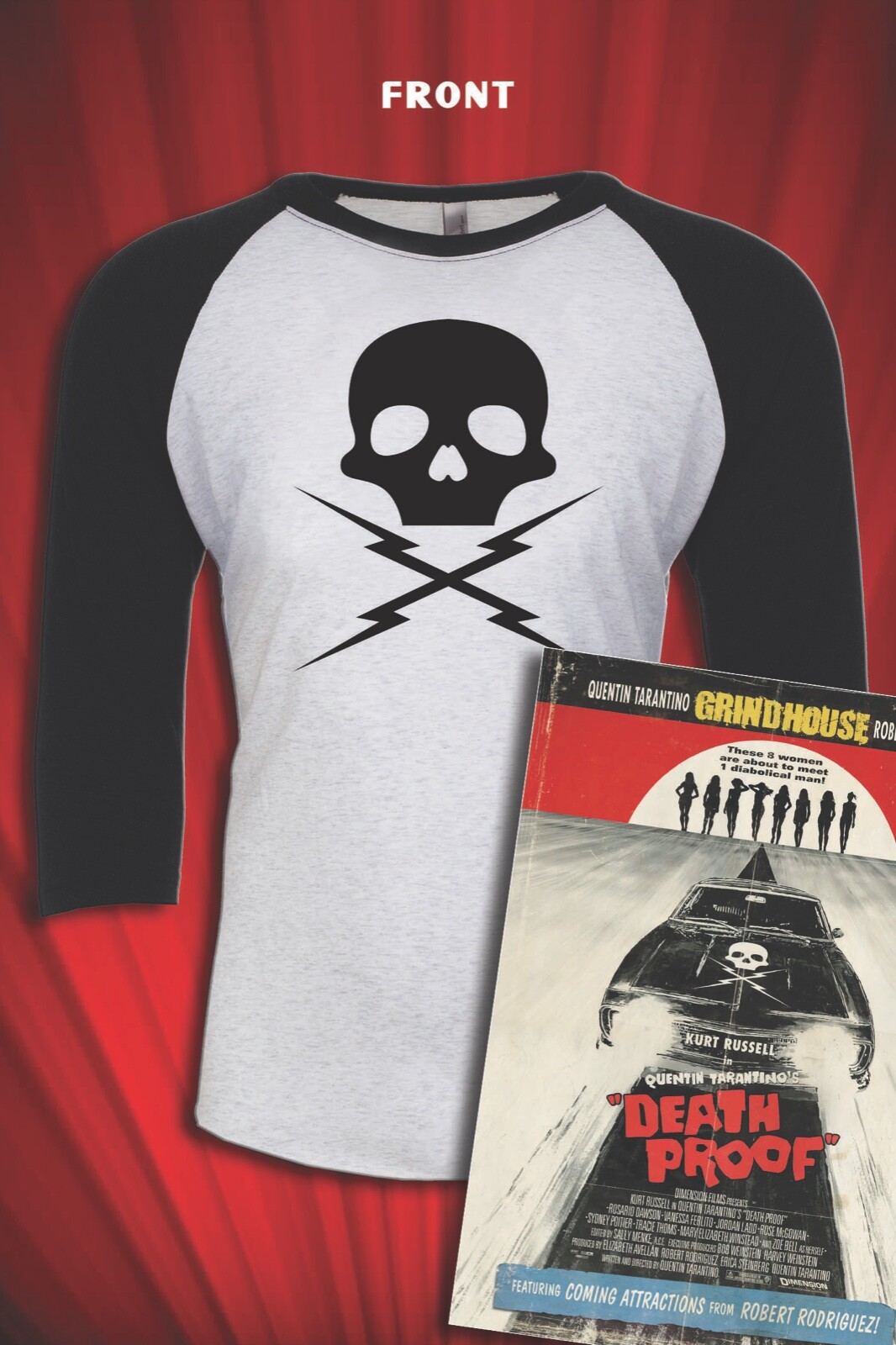 Stuntman Mike's Drive Death Proof T-SHIRT Jersey FREE SHIP Tarantino gallery