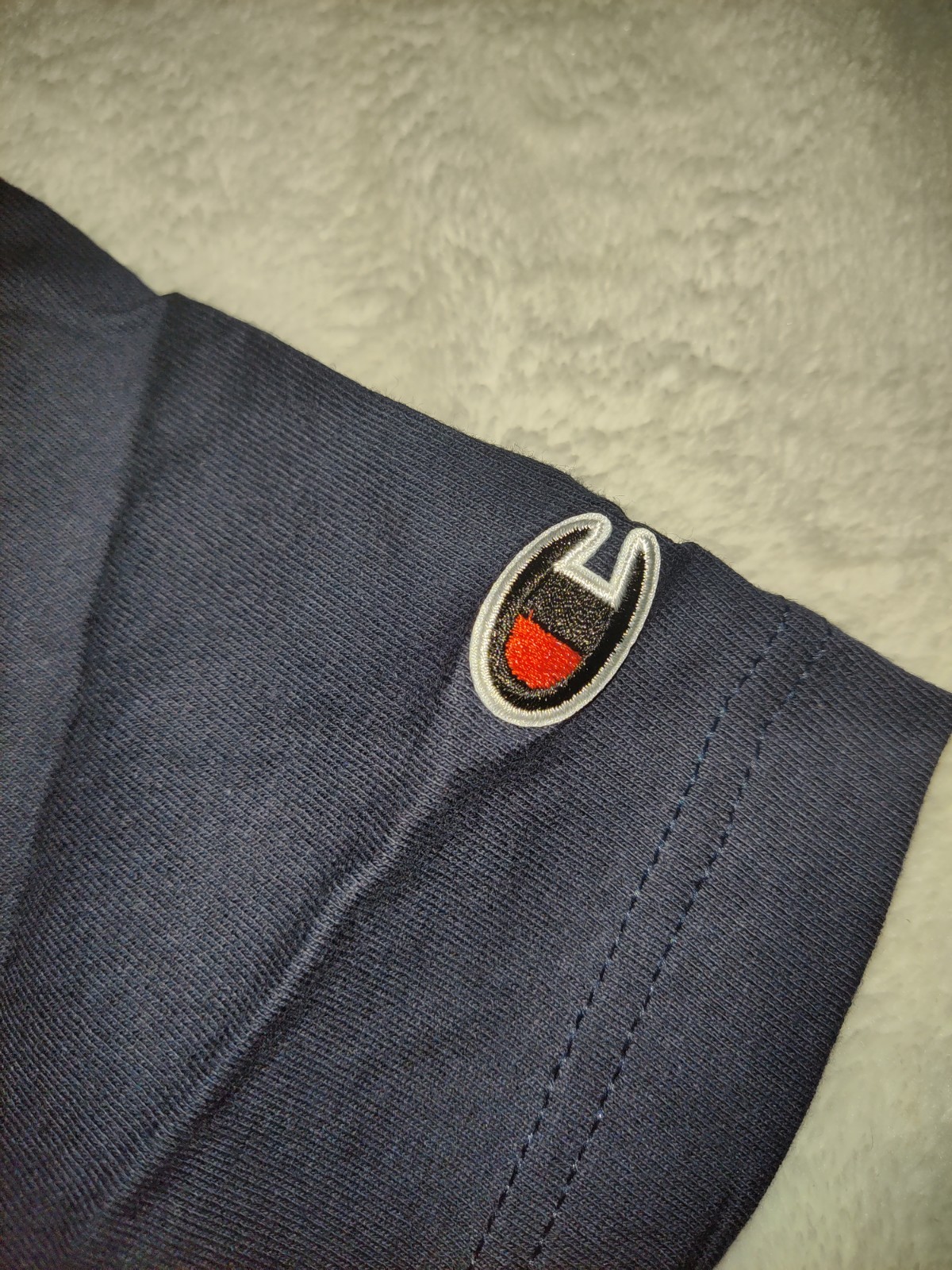 Men's Champion T-shirt Color Navy Blue Size 3XLT New With Tags gallery