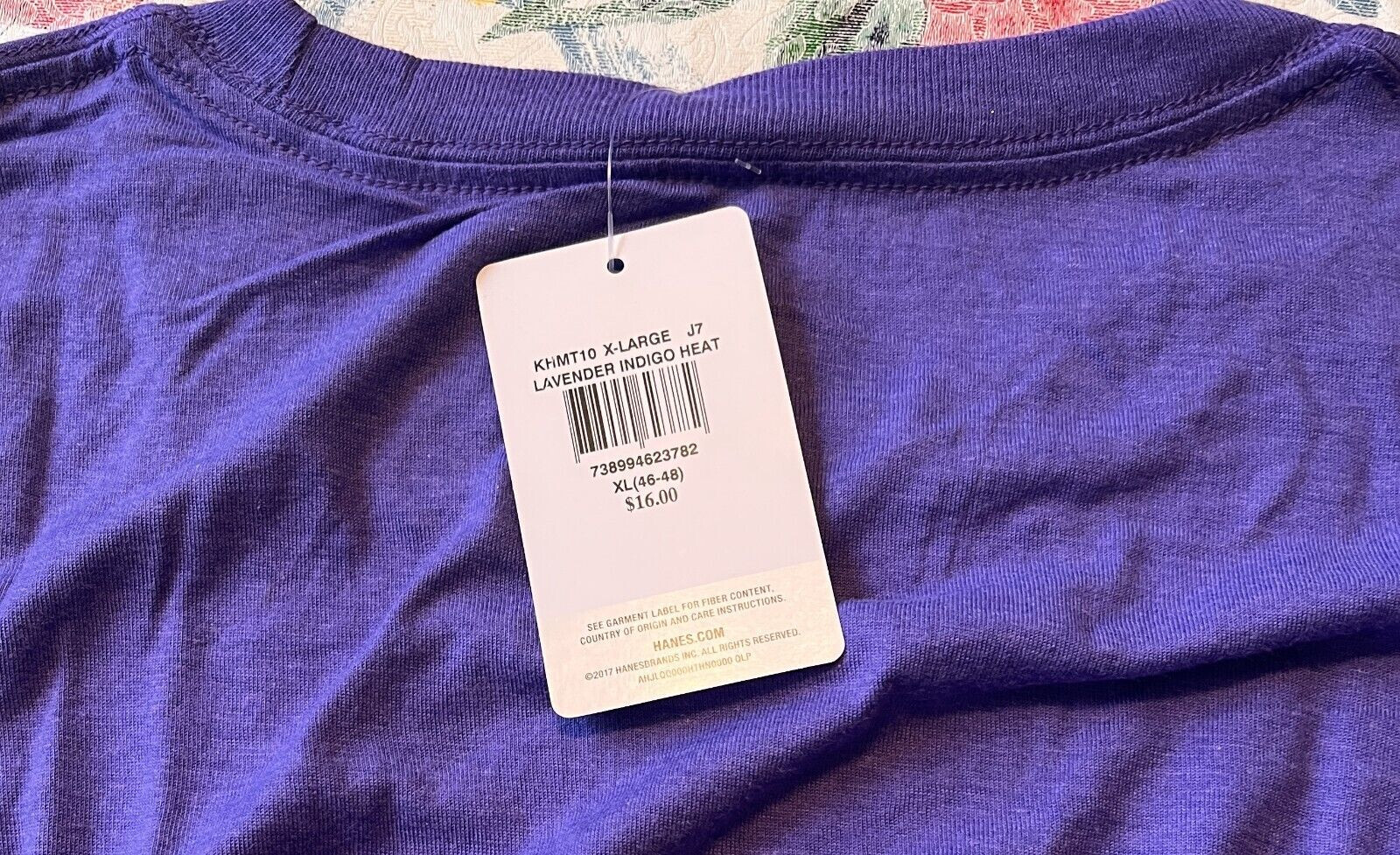 Hanes Ultimate X-Temp Short Sleeve T-Shirt LAVENDER - XL - Cooling Wicking gallery