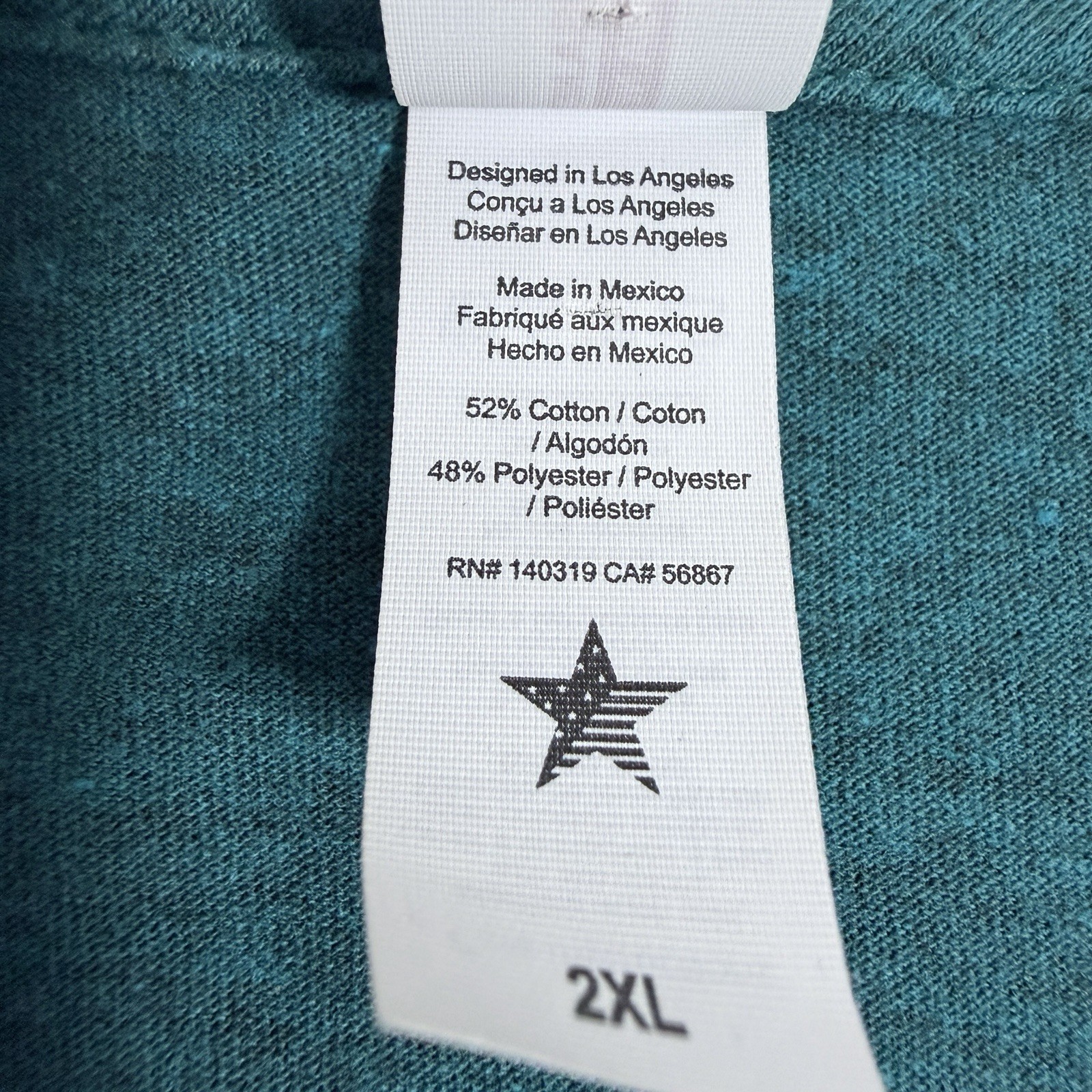 Spectra Vintage Sea Turtles Graphic Print T-Shirt Fits Men's Size 2XL Teal Green gallery