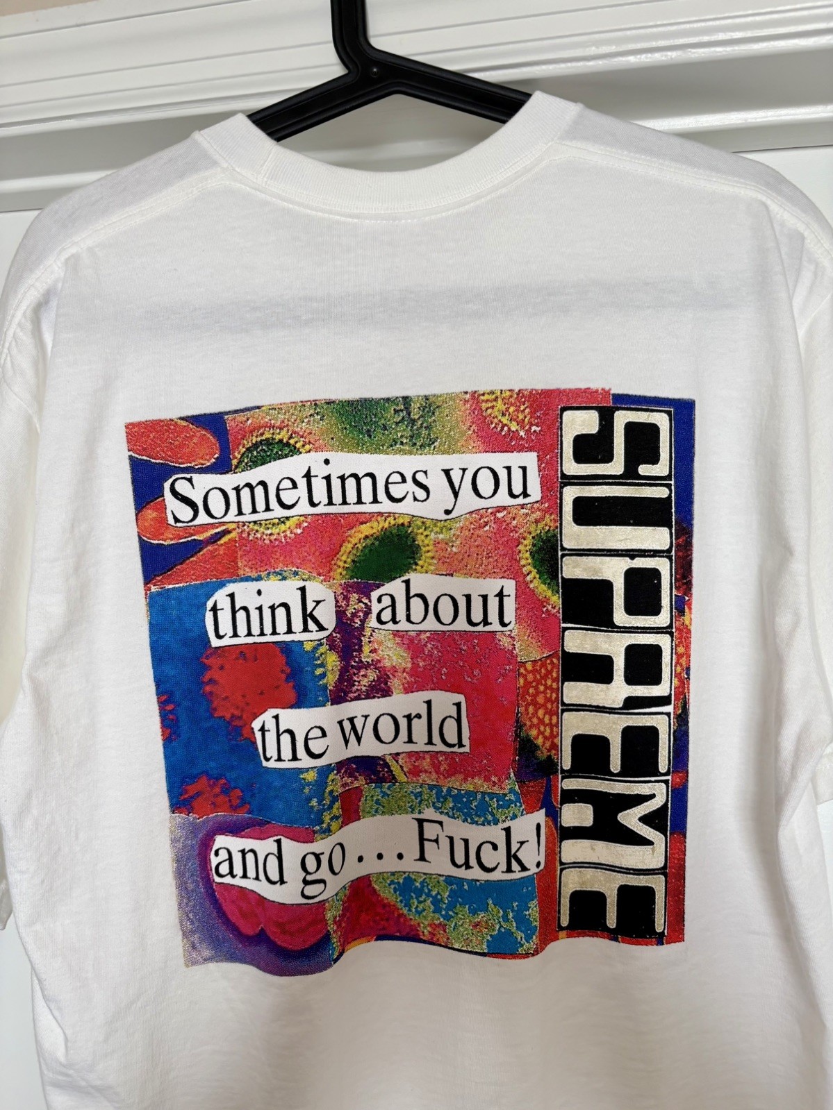 Supreme God Save Us Graphic Tee White Men's Large Short Sleeve Crew Neck New gallery