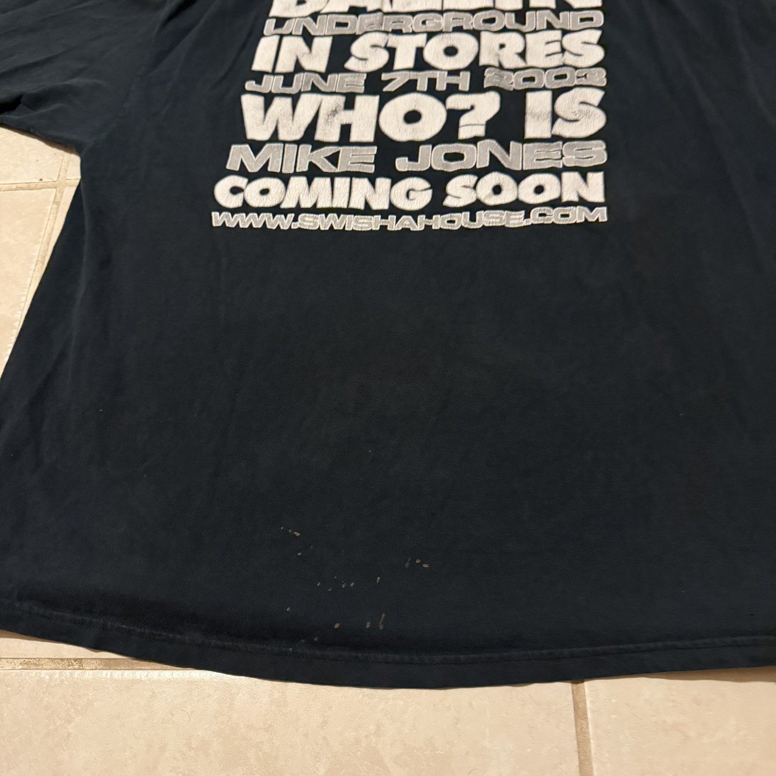 Vintage Rare 2000’s Mike jones swisha house rap promo tshirt SZ XXL gallery
