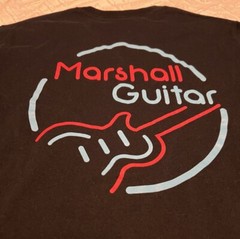 Marshall Amplification Amplifier Logo Rock Band Guitar T-Shirt Adult Small