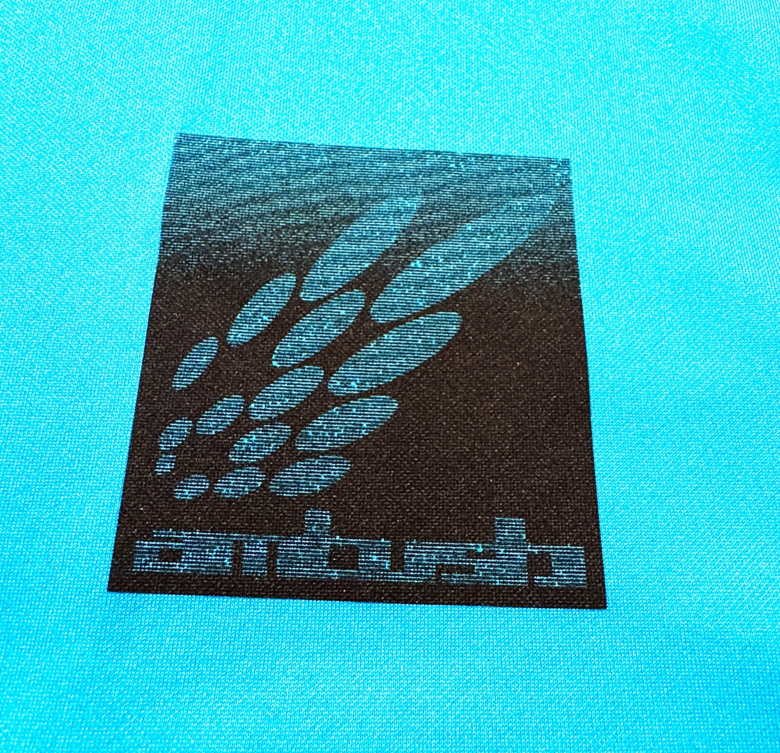 Ambush Mens T-Shirt XL Black & Blue, Yellow & Orange Graphic, NEW 100% Polyester gallery