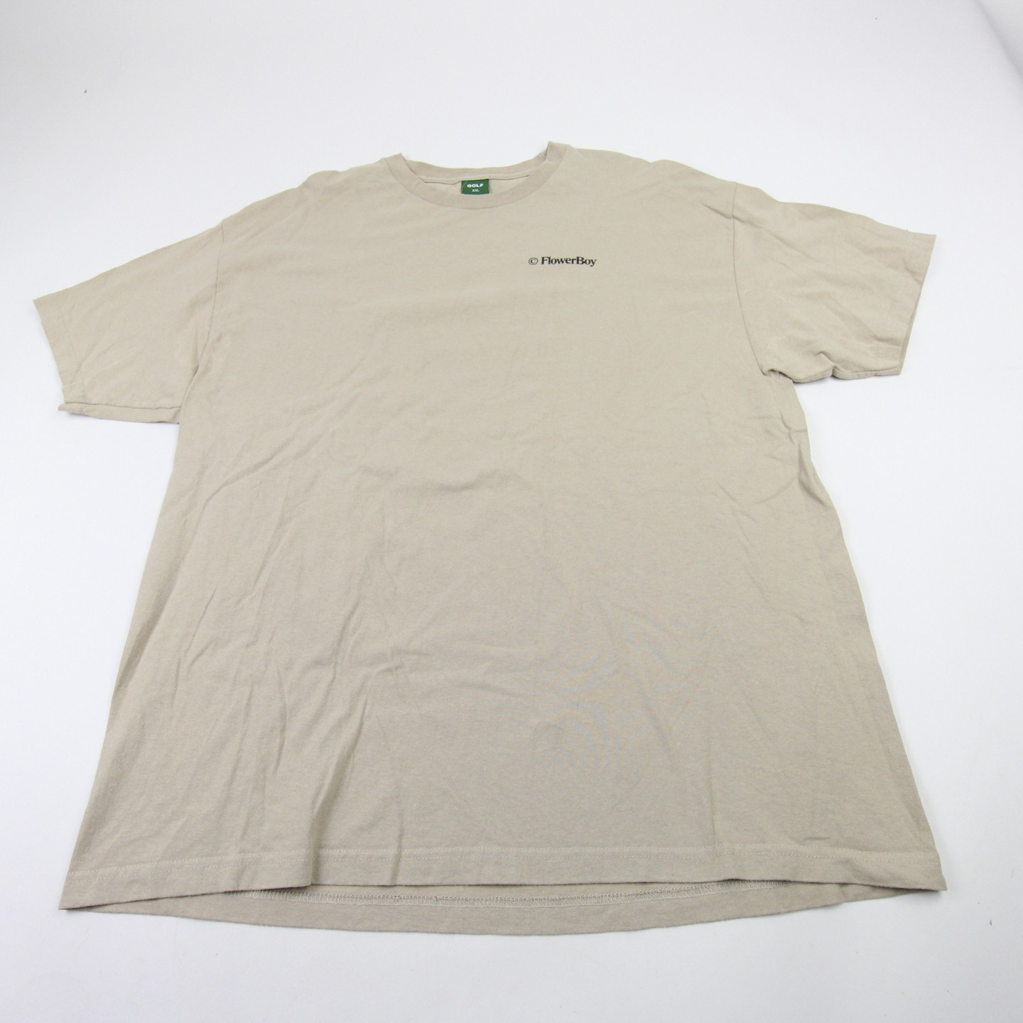Golf Wang Short Sleeve Shirt Men’s Beige Used XXL