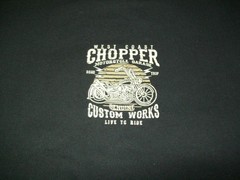 West Coast Chopper Men’s Large Solid Black SHEIN Brand Graphic T-Shirt
