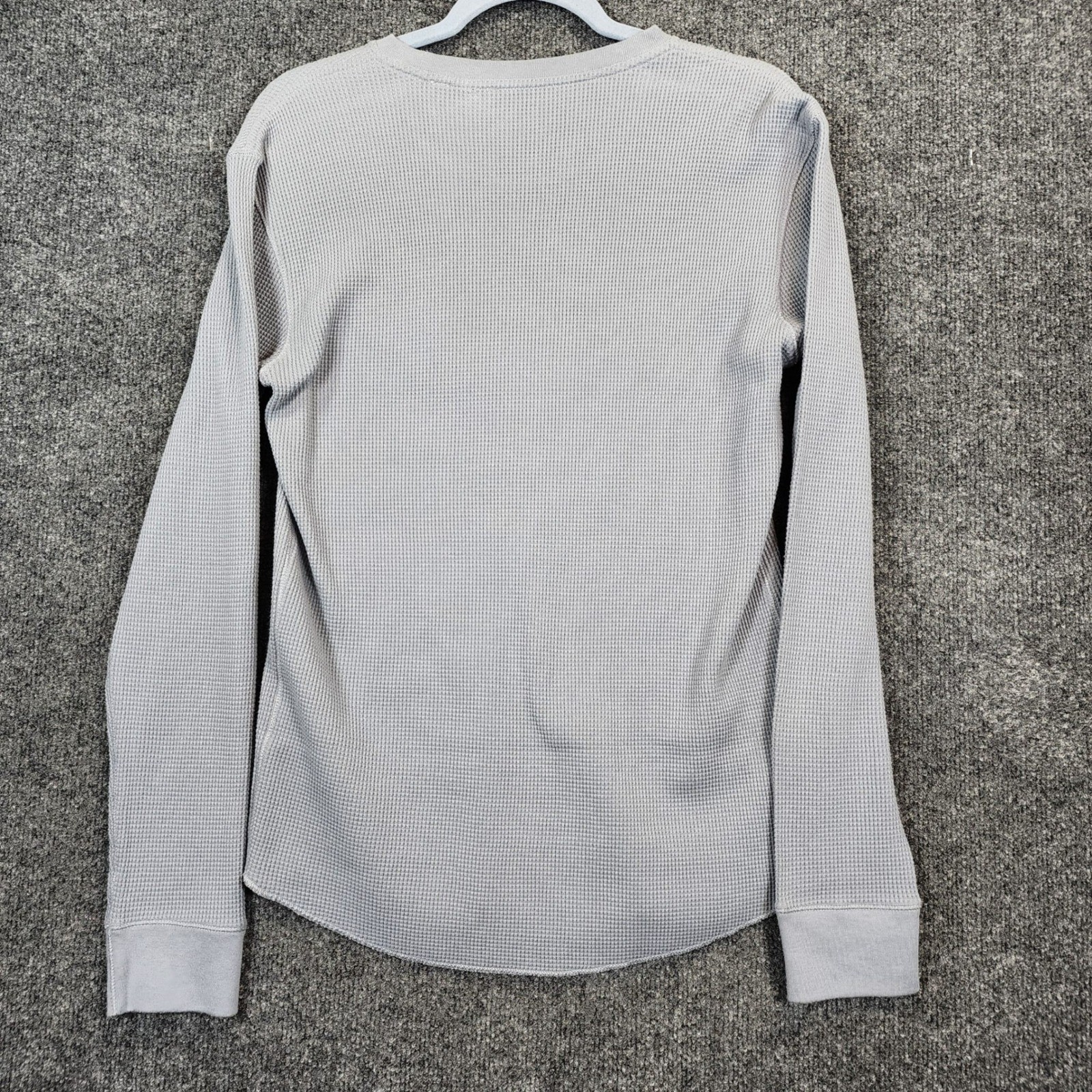 Vince Men's Quiet Luxury Minimalist Waffle Thermal Sweatshirt Size S NWT gallery