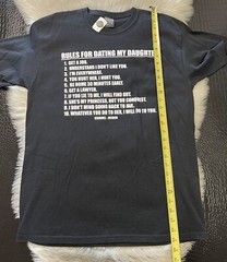 NWT Caribbean Reef Rules For Dating My Daughter Cozumel Mexico Tshirt Large