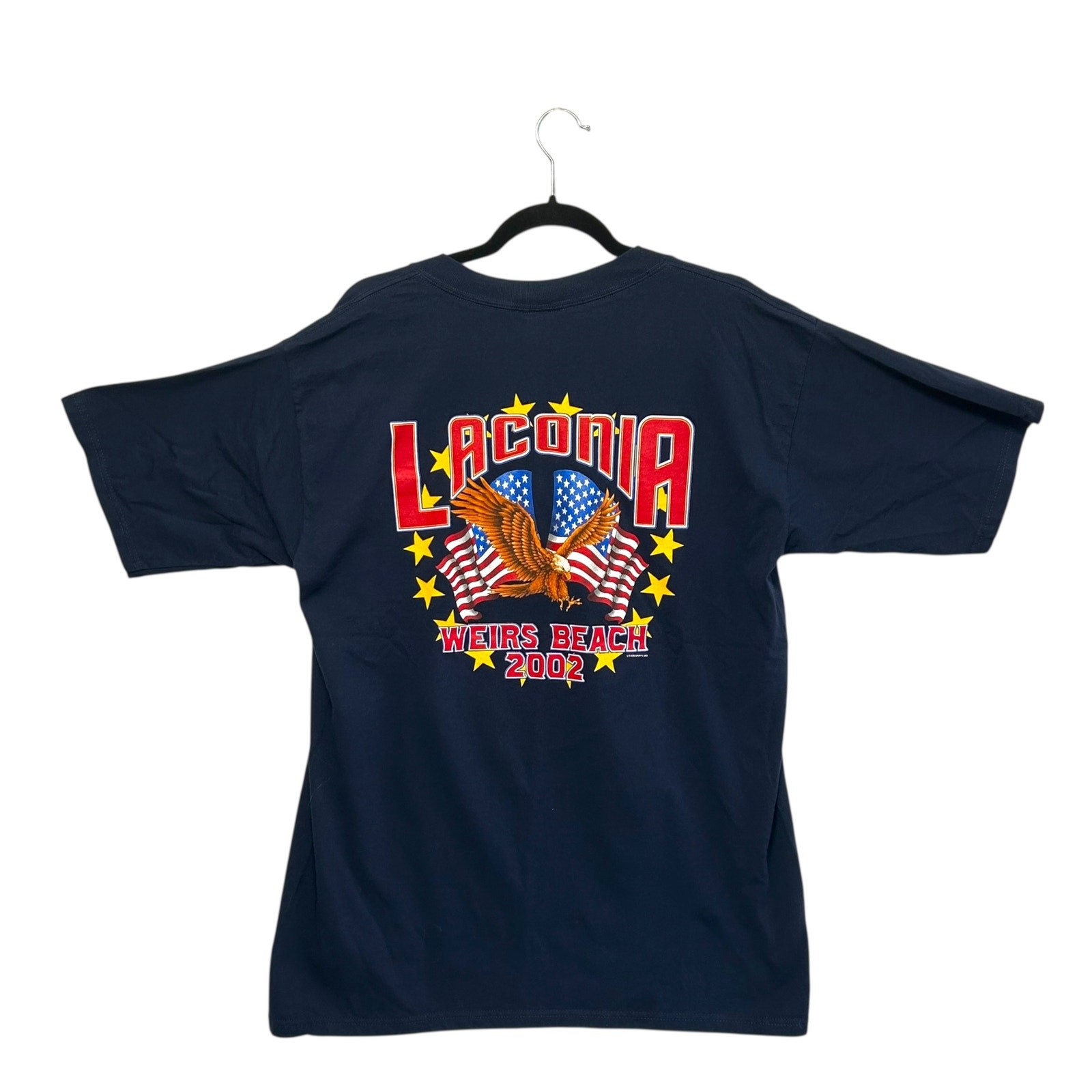 All Sport Laconia 2002 Weirs Beach T-Shirt Vintage Mens Sz XL Navy Y2K Americana gallery