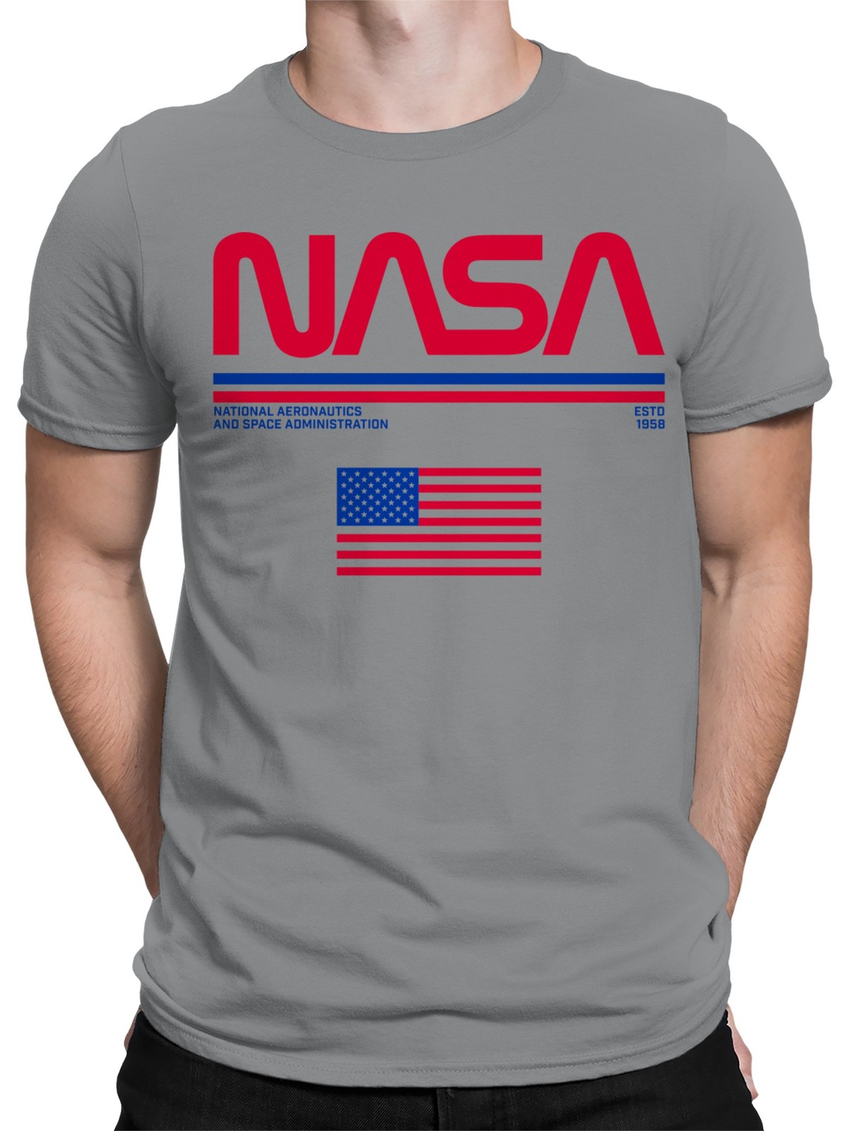Officially Licensed NASA Vintage NASA Logo Men's T-shirt gallery