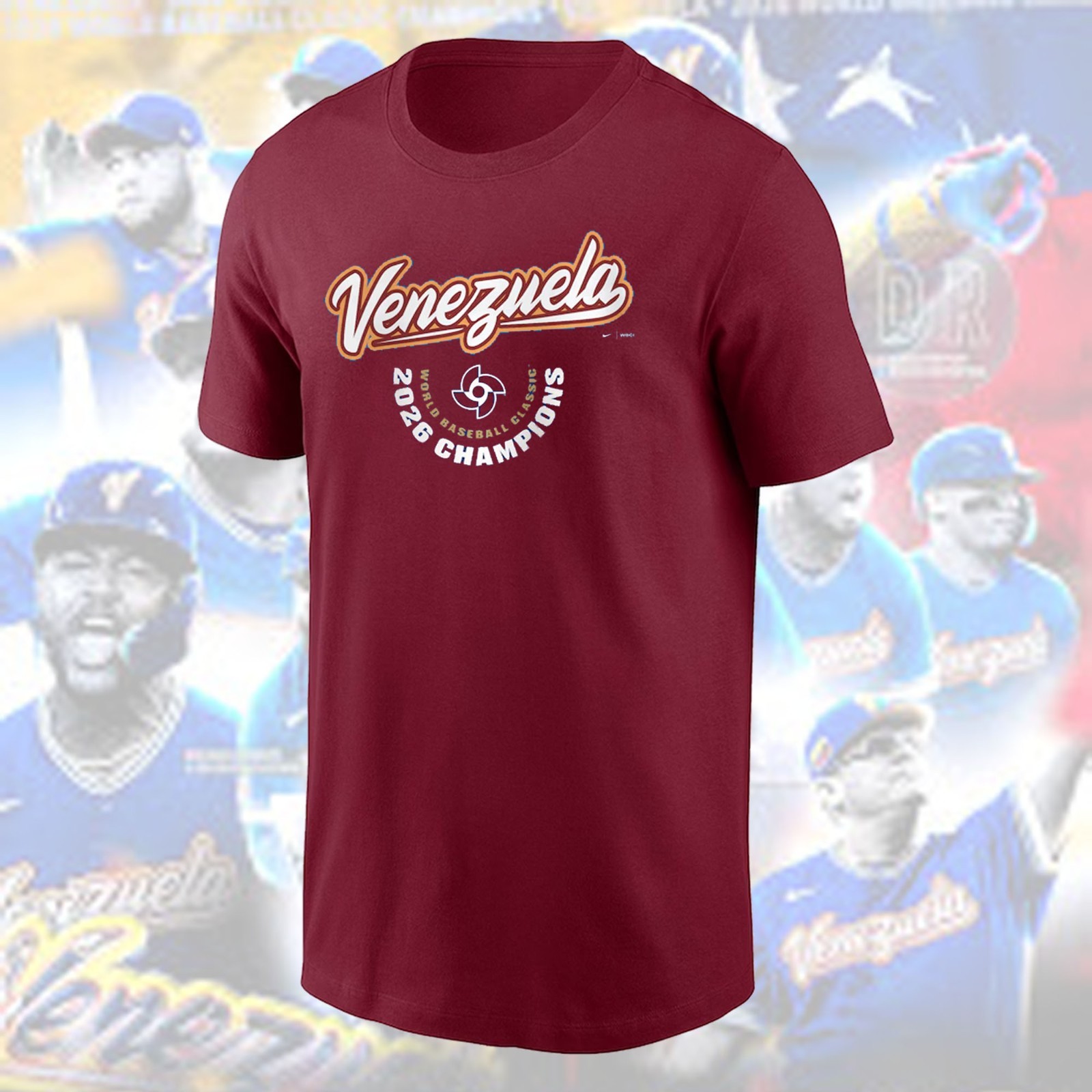 FREESHIP! Venezuela 2026 World Baseball Classic Champions Arched Logo Fan Gifts gallery