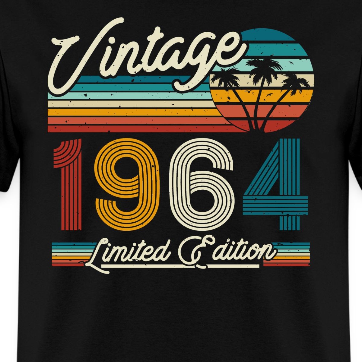 Vintage 1964 Limited Edition 60th Birthday Gift Men's T-Shirt gallery
