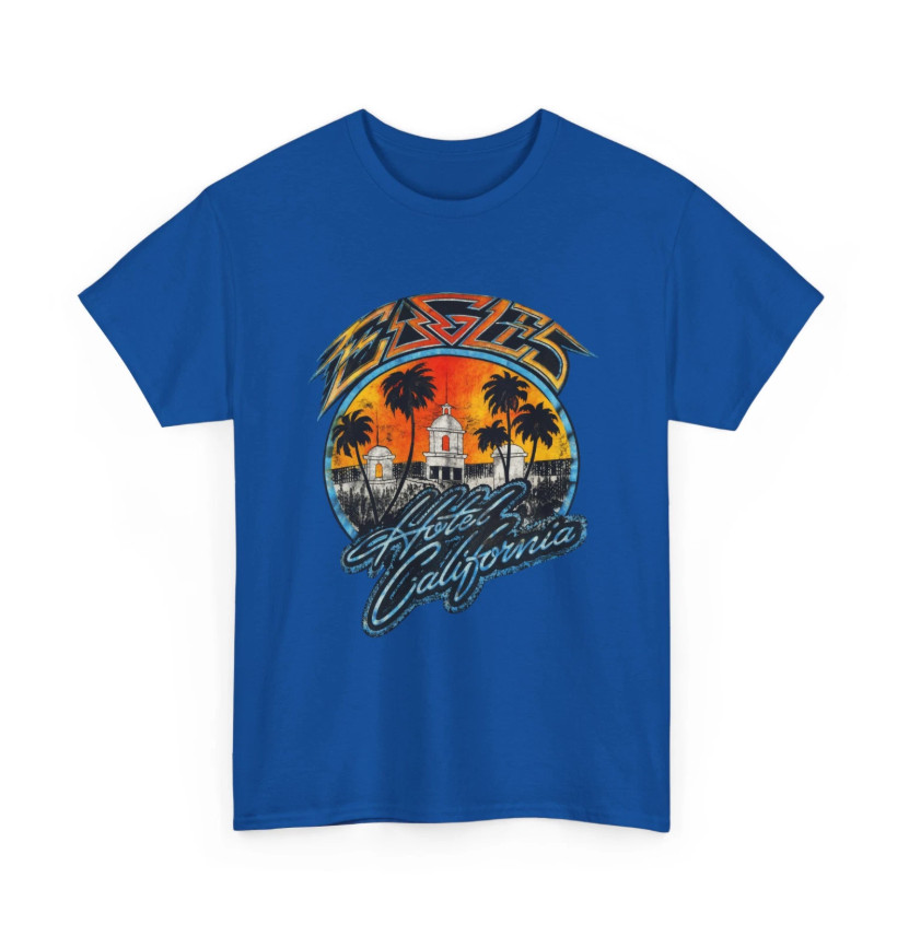 Vintage 80s Hotel California Y2k Eagles T-Shirt Rock Band T-Shirt gallery