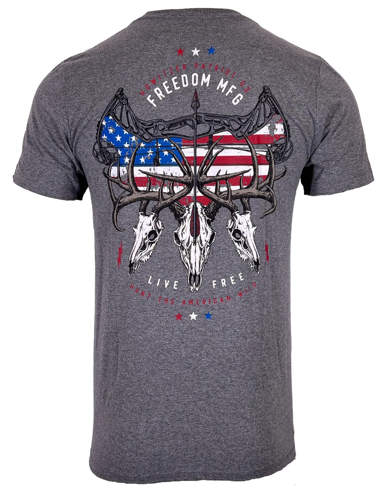 Howitzer Style Men's T-Shirt FREEDOM HUNT Military Grunt MFG gallery