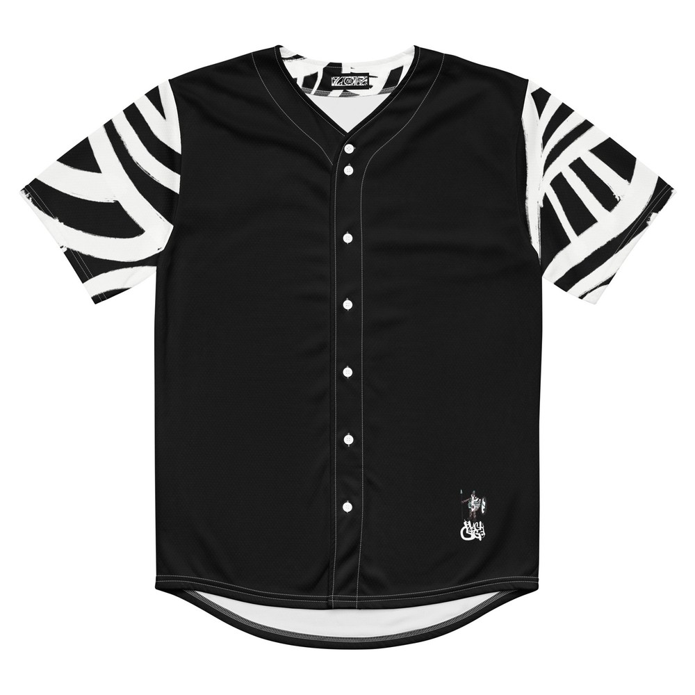 BlackCargo Apparel Mens Recycled Baseball Jersey Eco Friendly Streetwear S M XL