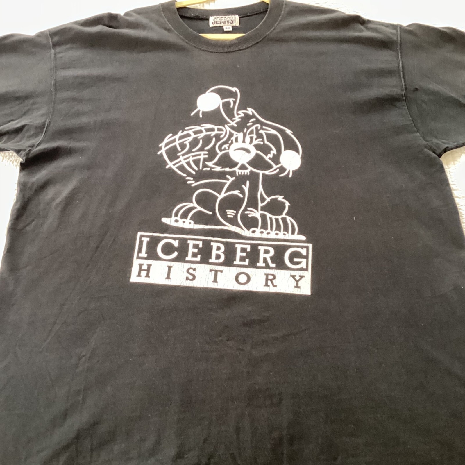 Vintage Original 1990's Iceberg Jeans X Disney Graphic T Shirt Mens 2XL made in gallery