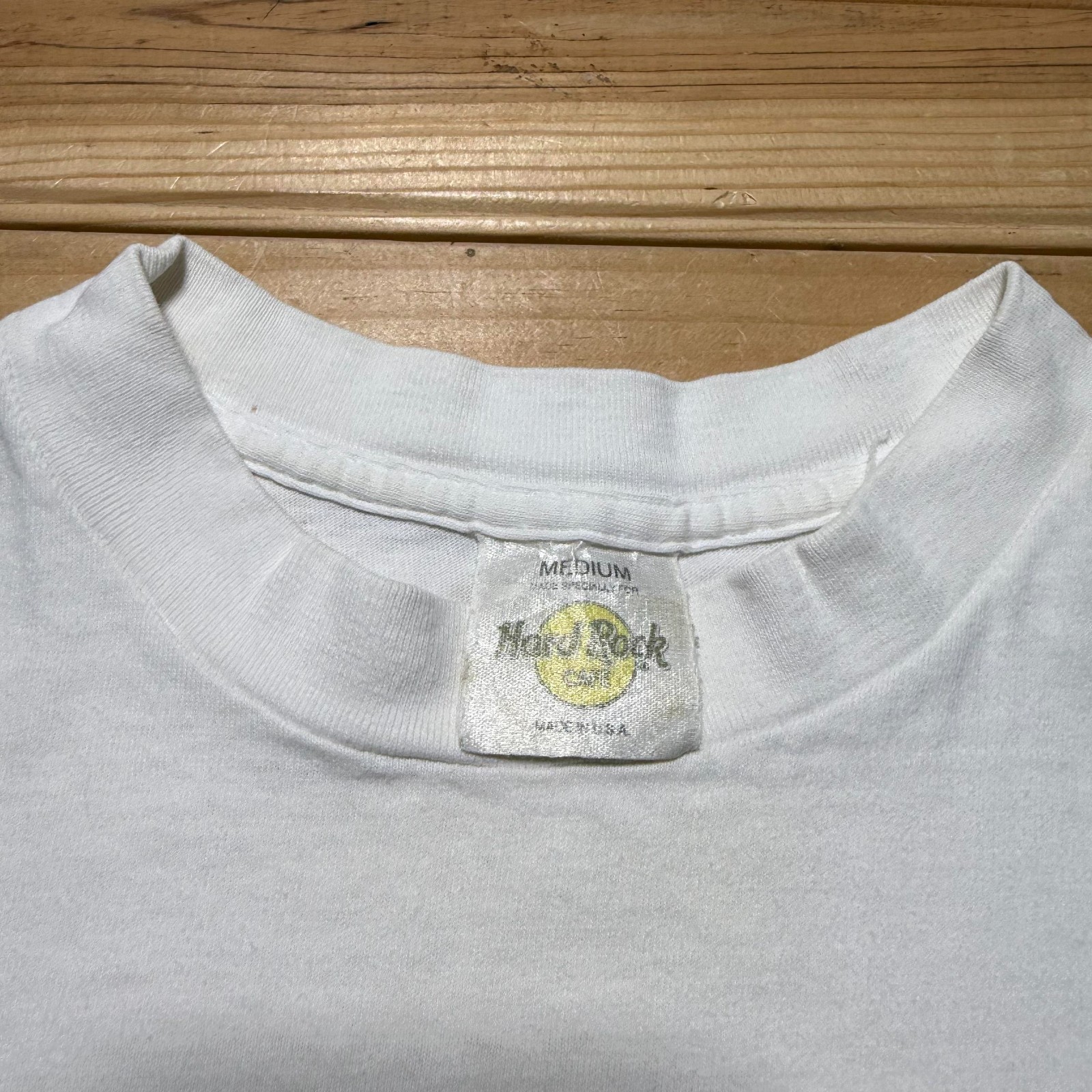 Vintage 90s Hard Rock Cafe Washington DC Bald Eagle Souvenir T-Shirt USA Medium gallery