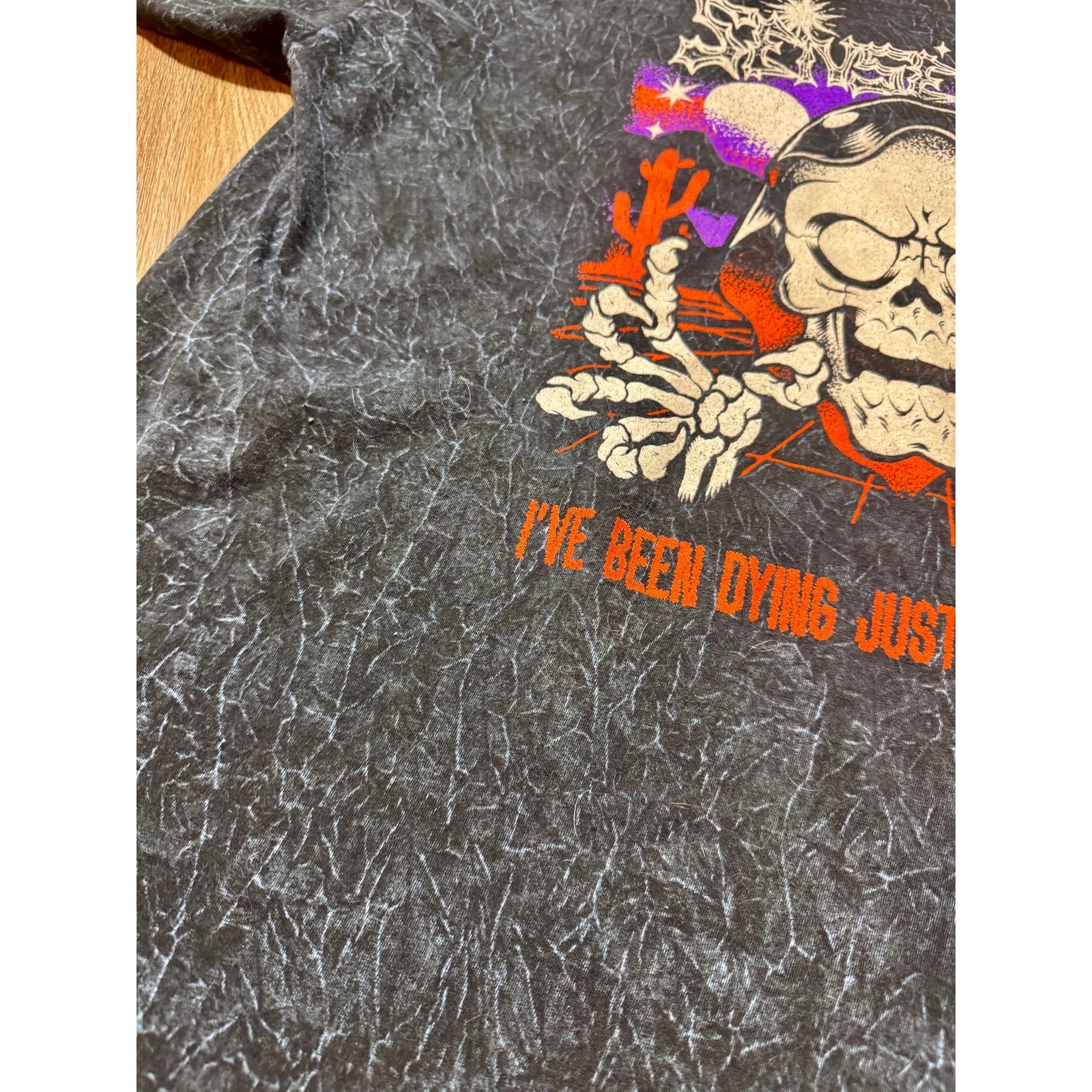 Senses Fail Scream Team Tour 2025 Acid Wash Band Tee Shirt XL Emo Punk Rock gallery
