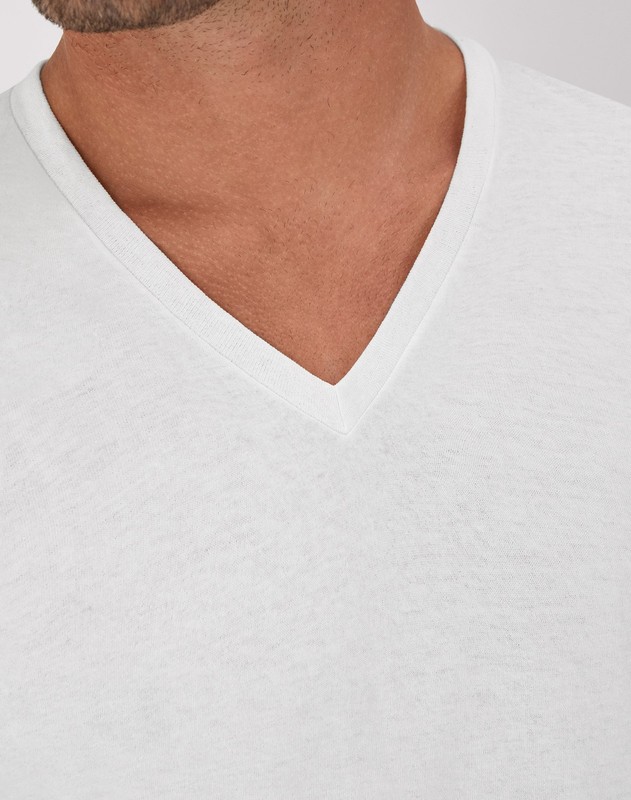 Hanes Men's FreshIQ Undershirt 6-Pack V-Neck Men's Shirts TAGLESS Comfort Soft gallery