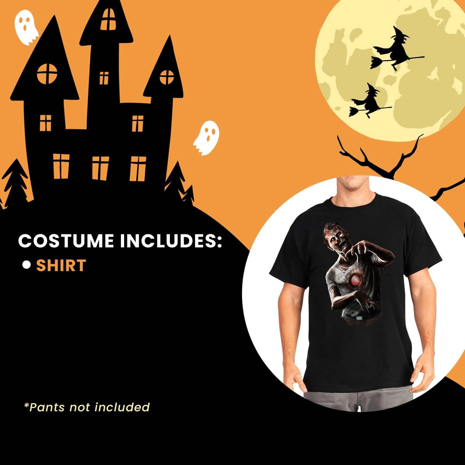 Digital Dudz Beating Heart Zombie Adult T-Shirt gallery