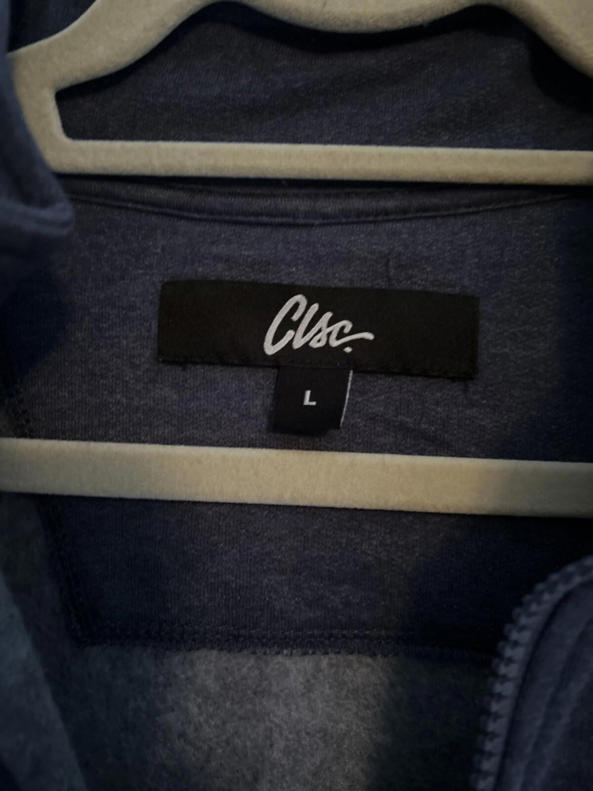 CLSC Life 1/4 Zip Pullover Mens Size Large Blue Sweatshirt New gallery