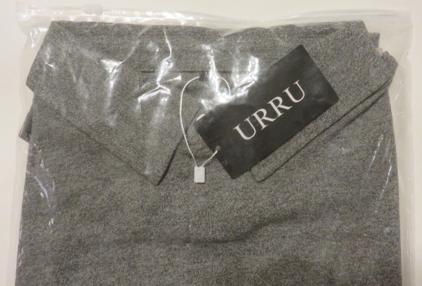 URRU Men's Stretch Short Sleeve Casual Slim Fit Polo Dark Gray SIZE: Medium NEW! gallery