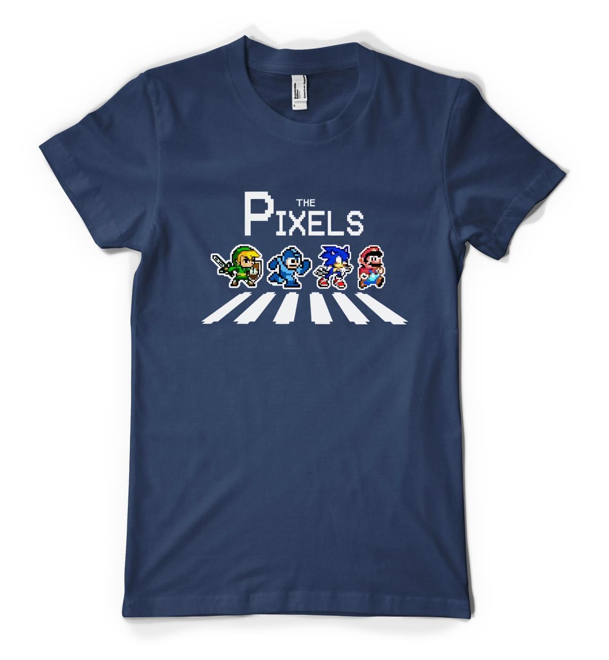 The Pixels Gaming Abbey Road Crossing Platform Personalised Unisex Adult T Shirt gallery