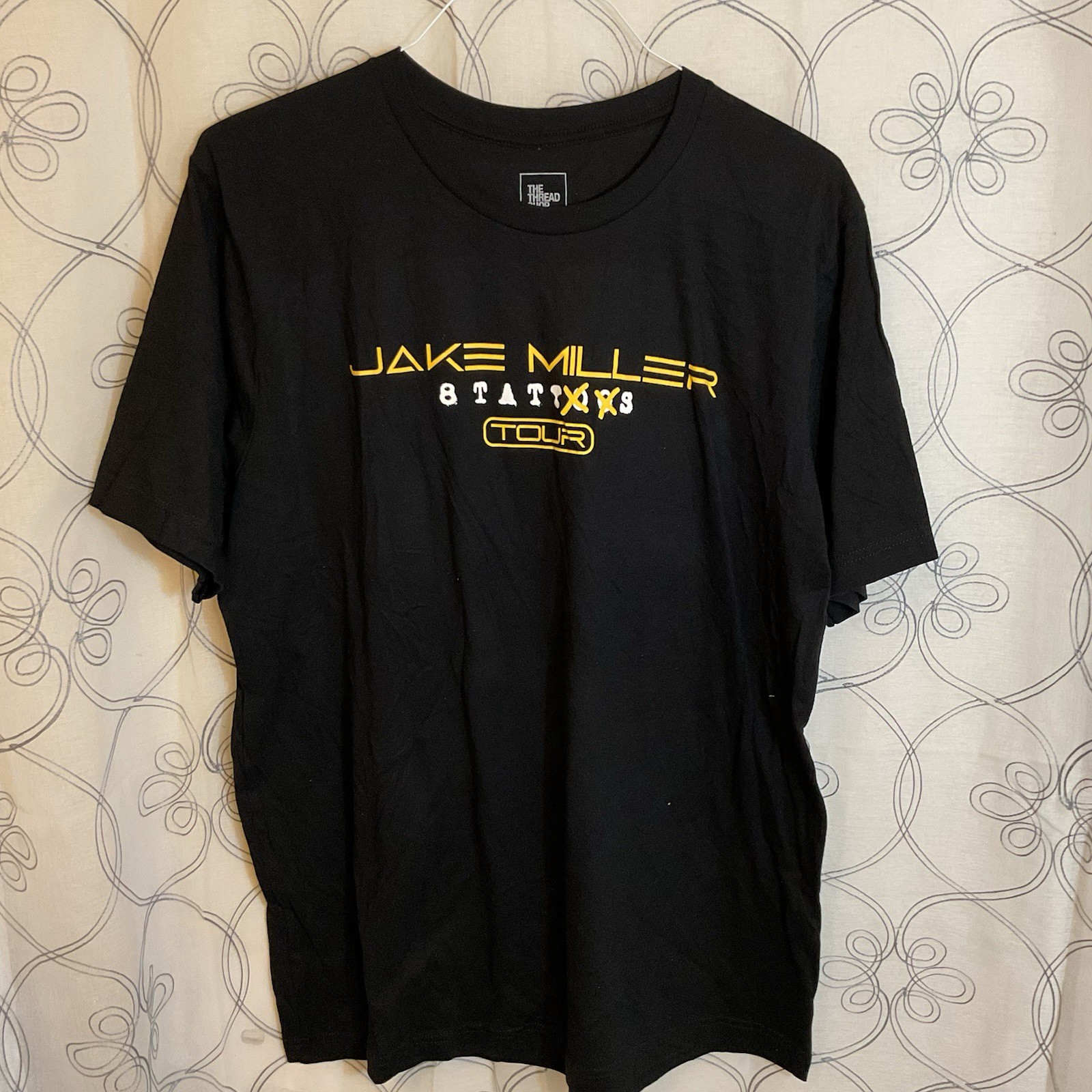 Jake Miller 8 Tattoos Tour T Shirt Black Short Sleeve Size XL gallery